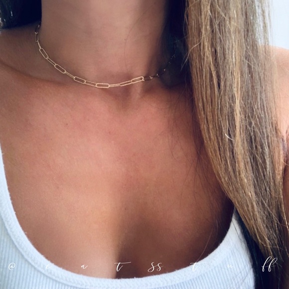 Sparkle Shimmer Chain Link Necklace - Picture 4 of 16